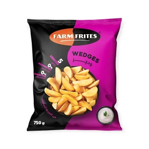 فارم فريتس بطاطس ودجز مجمده - 750 جرام