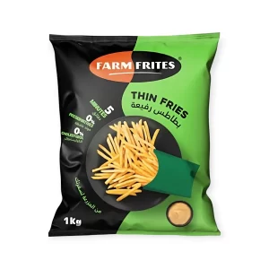 فارم فريتس بطاطس رفيعه مجمده - 1 كيلو
