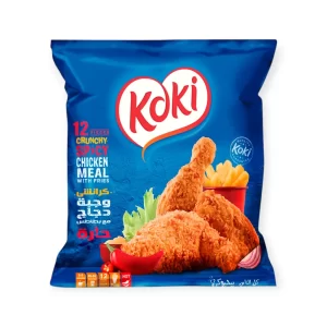 كوكي كرانشي وجبة دجاج حارة مع بطاطس - 12 قطعه